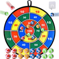 Nupinta Kids Game Dart Board Set 29 Inches Large Fabric Dartboard with 16 Sticky Balls and a Hook Upgraded Safe Dart Game Toy Gift for Boys Girls Children Indoor Outdoor Activity Party Games