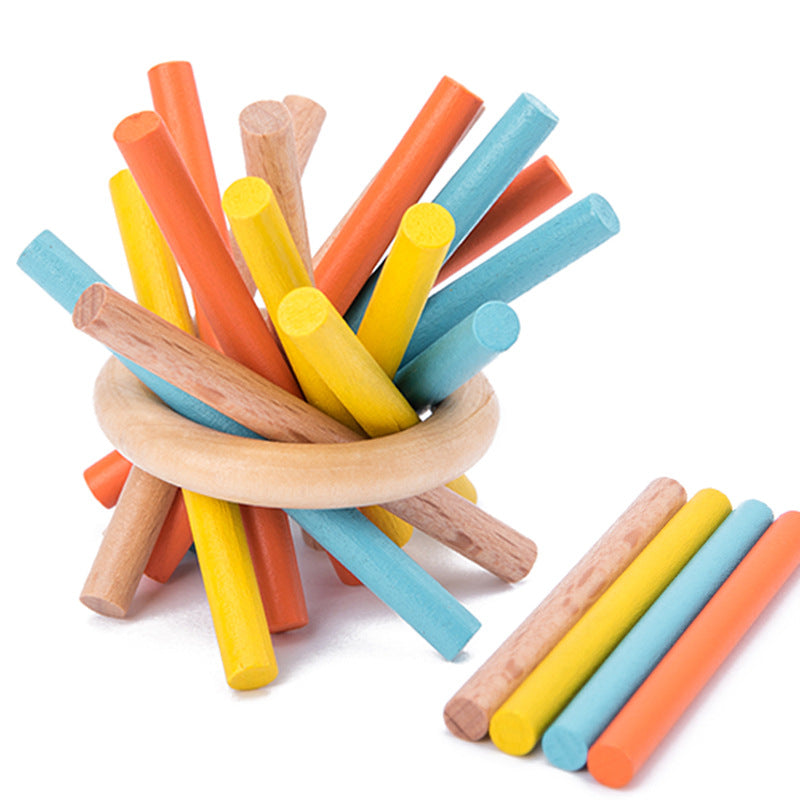 Wooden Educational Toys for Kids - 3D Puzzle Blocks
