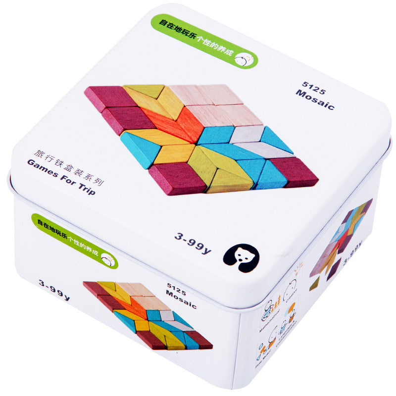 Wooden Educational Toys for Kids - 3D Puzzle Blocks