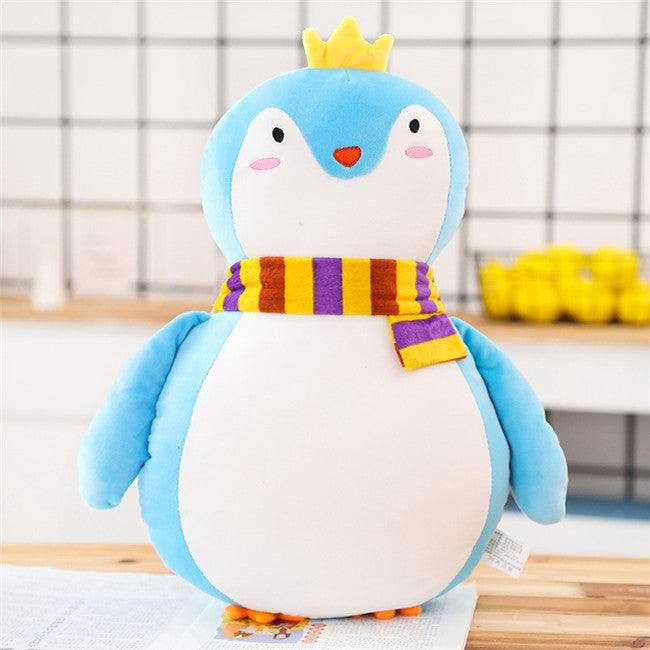 Cartoon Deer and Penguin Plush Toys for Kids