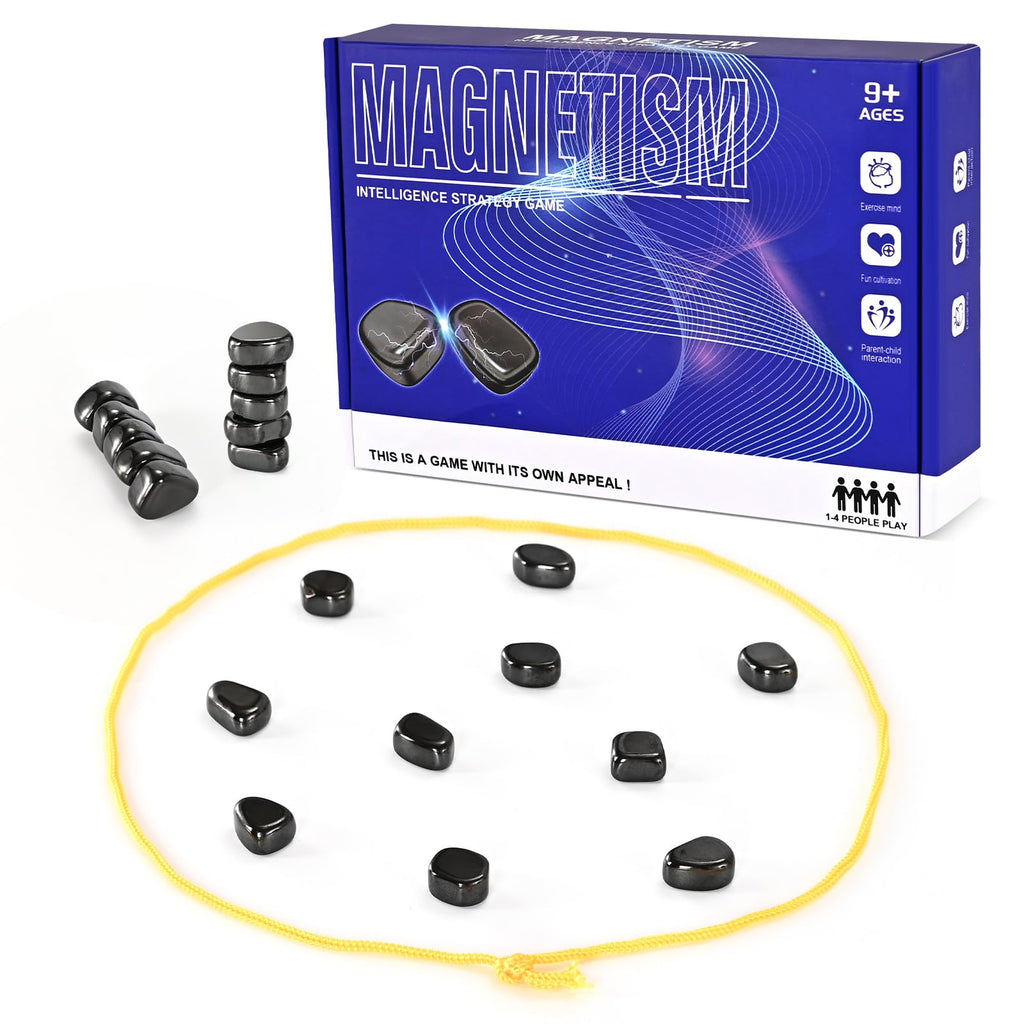 Magnetic Chess Game Magnet Game with Rope Party Travel Desktop Magnetic Strategy Game Kids Gifts Family Games Educational Games for Kids and Adults
