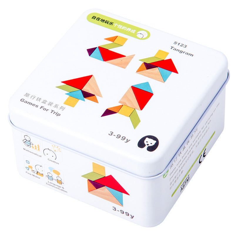 Wooden Educational Toys for Kids - 3D Puzzle Blocks