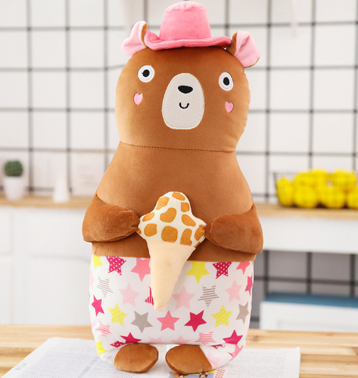 Cartoon Deer and Penguin Plush Toys for Kids