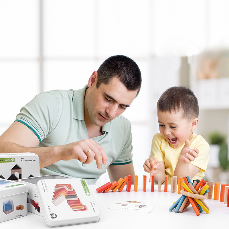 Wooden Educational Toys for Kids - 3D Puzzle Blocks
