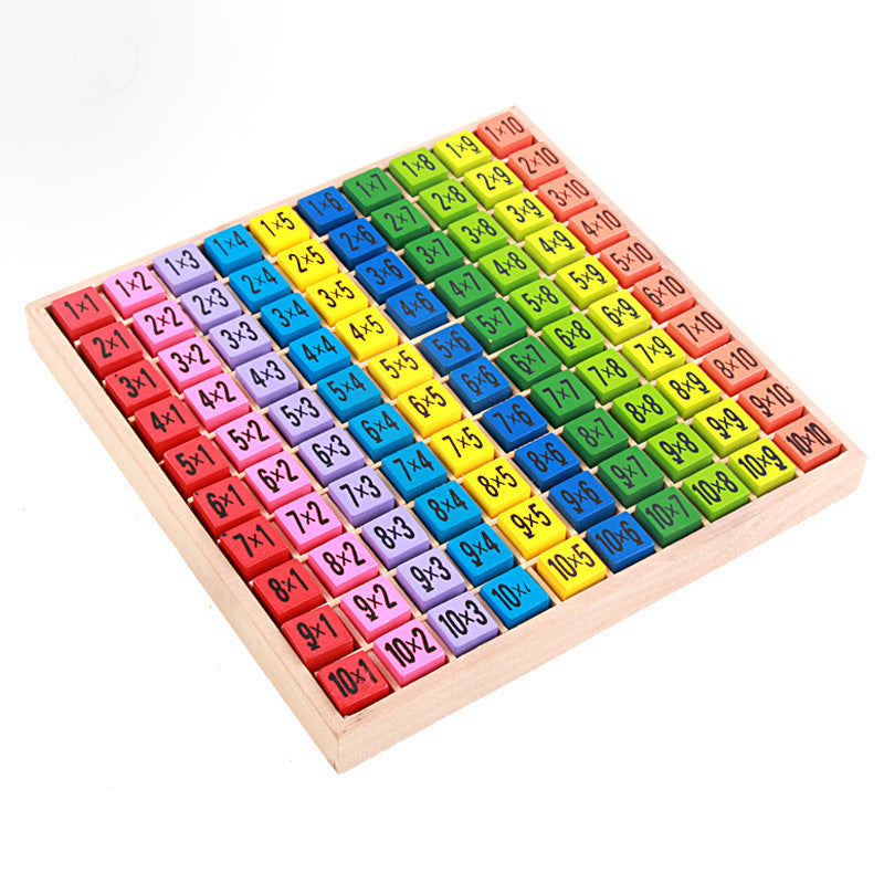 Wooden Multiplication Table Educational Toy for Kids